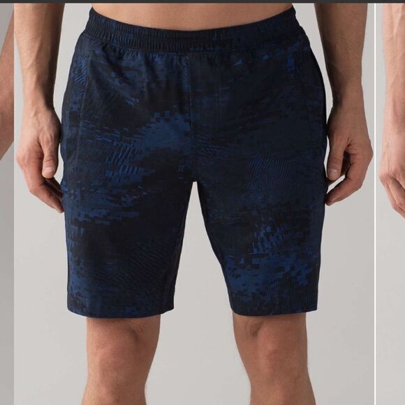 Lululemon Pace Breaker Shorts 9” Tour De Force Jet Stream Black Size Medium - Picture 5 of 5